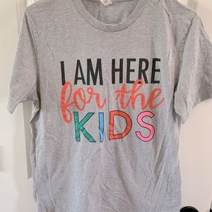 Teacher shirt from The Wright Stuff Chics - used